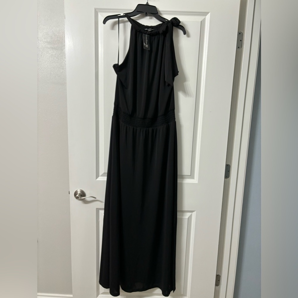 INC International Concepts Tie Neck A Line dress NWT Size XL - Picture 3 of 4